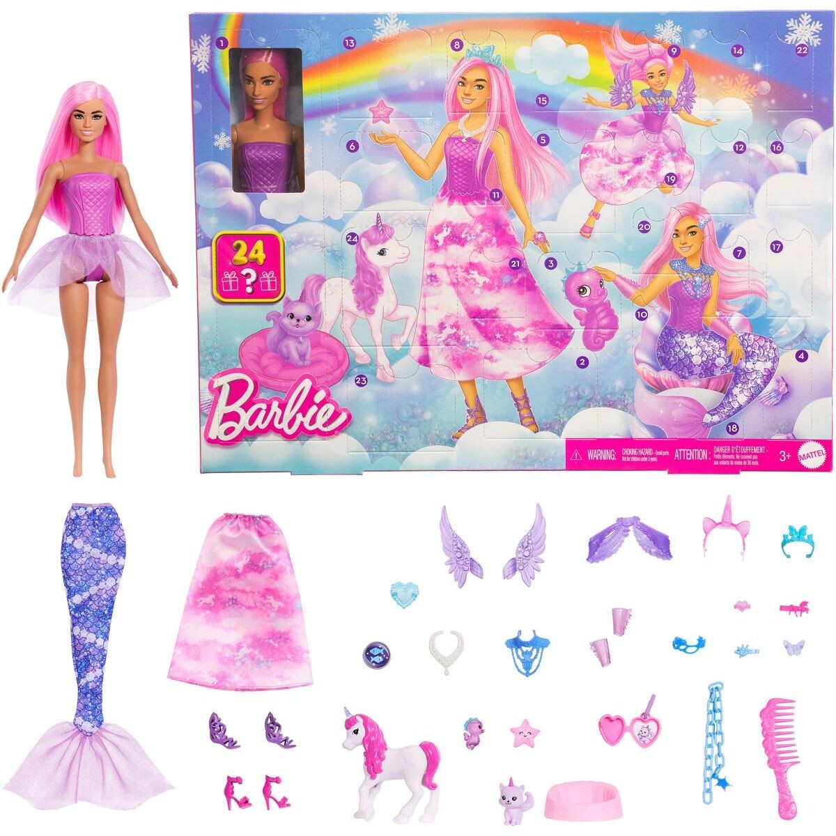 Barbie Rozprávkový adventný kalendár 2025