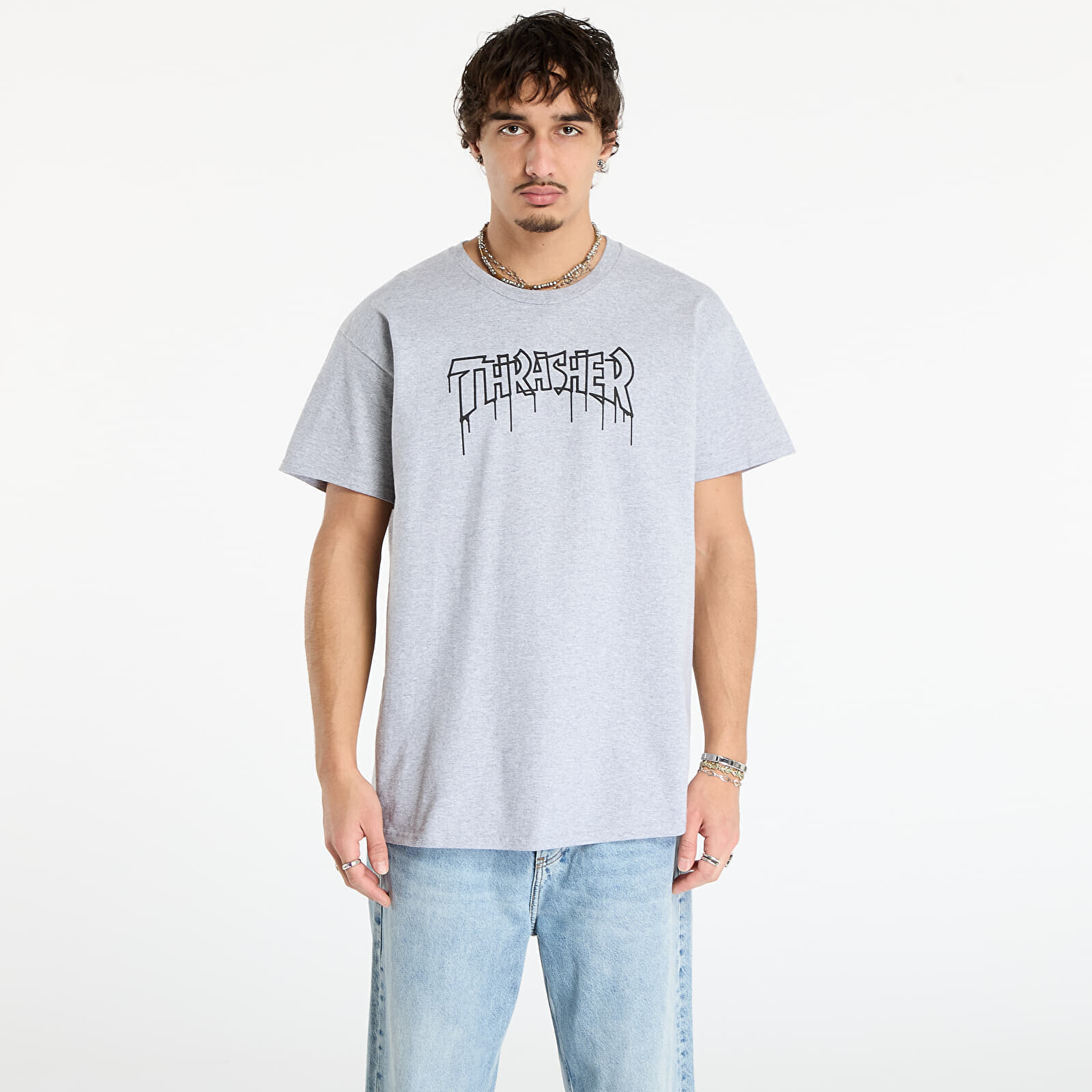 Tričko Thrasher One-liner T-Shirt Spory Grey M