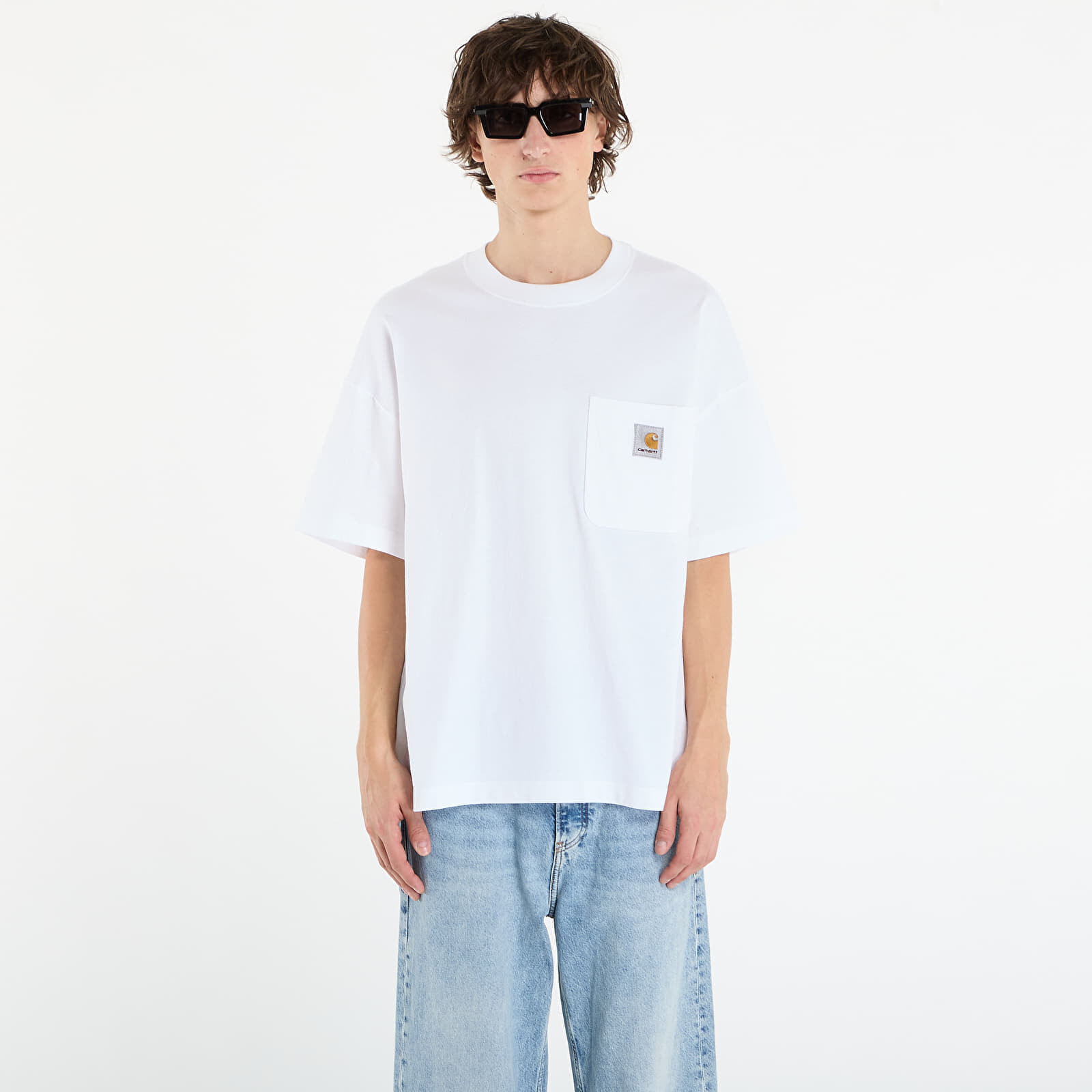 Tričko Carhartt WIP S/S Work Pocket T-Shirt UNISEX White XL
