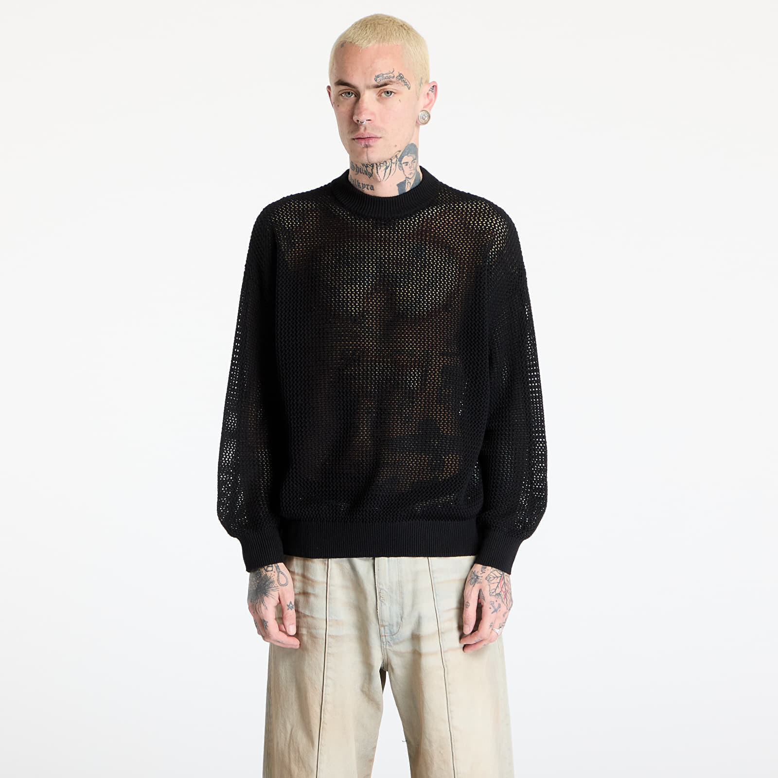 Sveter Wasted Paris M Drives Loose Sweater Black L