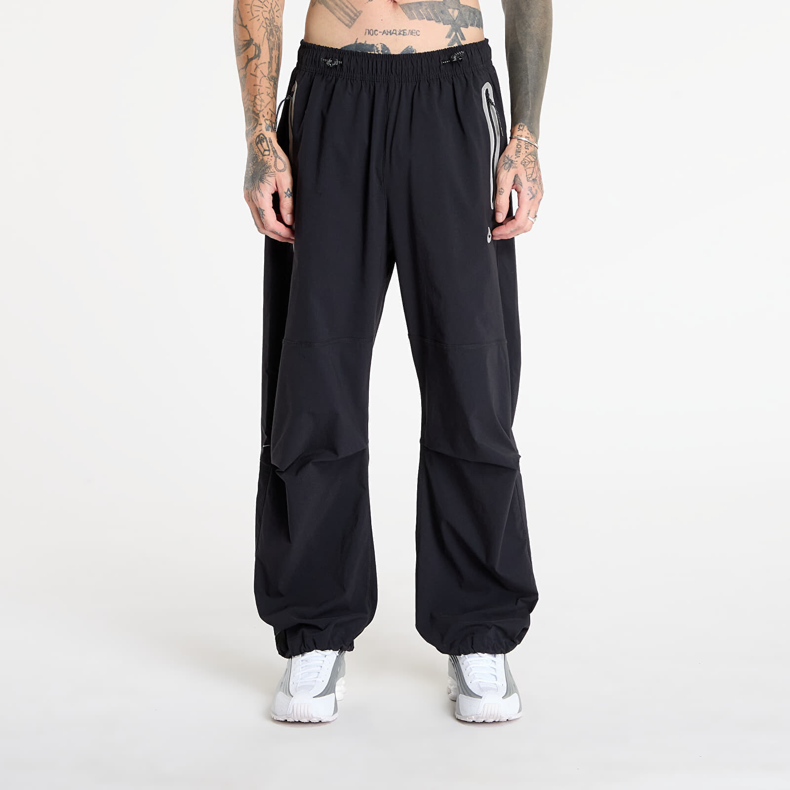Kalhoty Nike Tech Men's Oversized Woven Pants Black XL