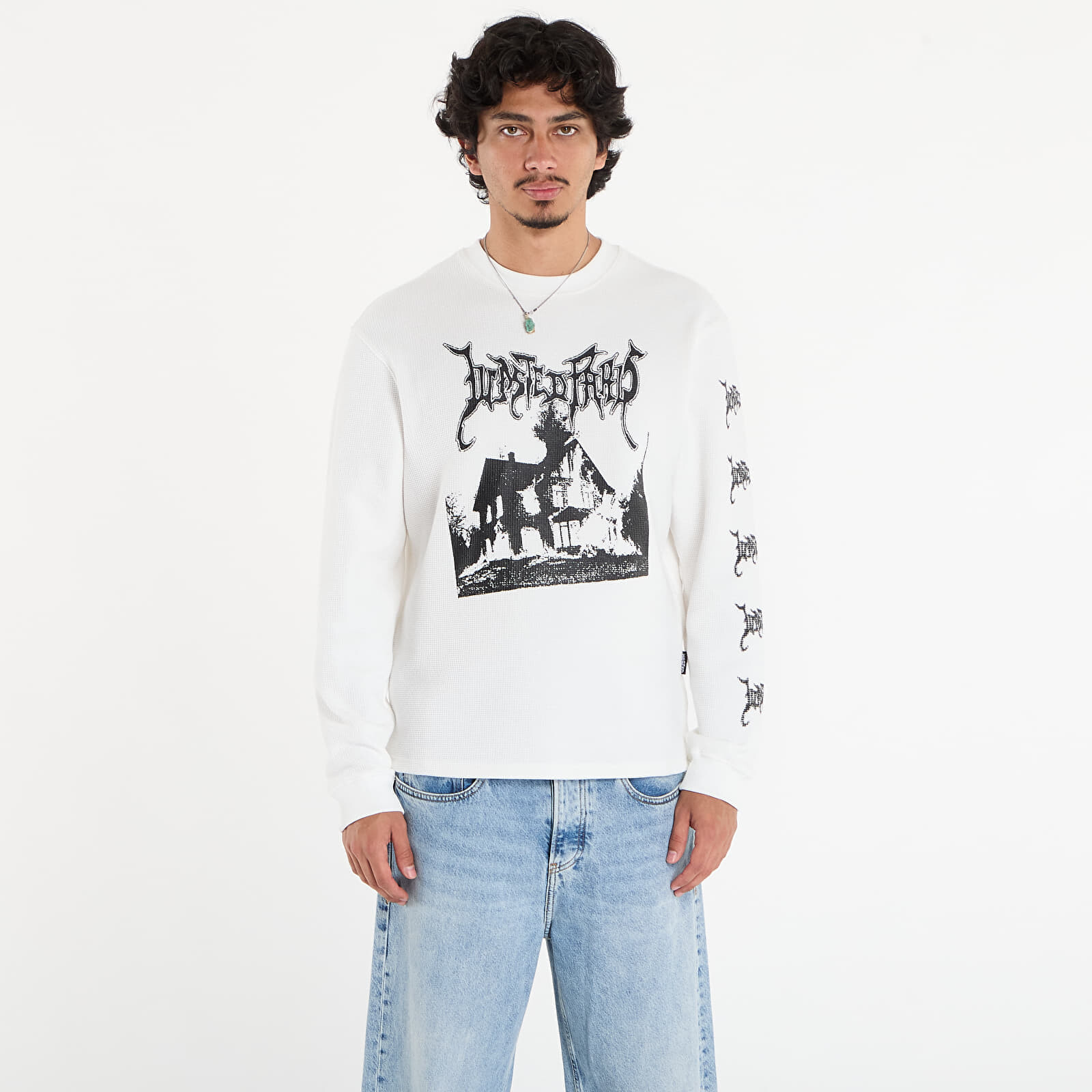 Mikina Wasted Paris M Ignited Thermal Sweatshirt White L