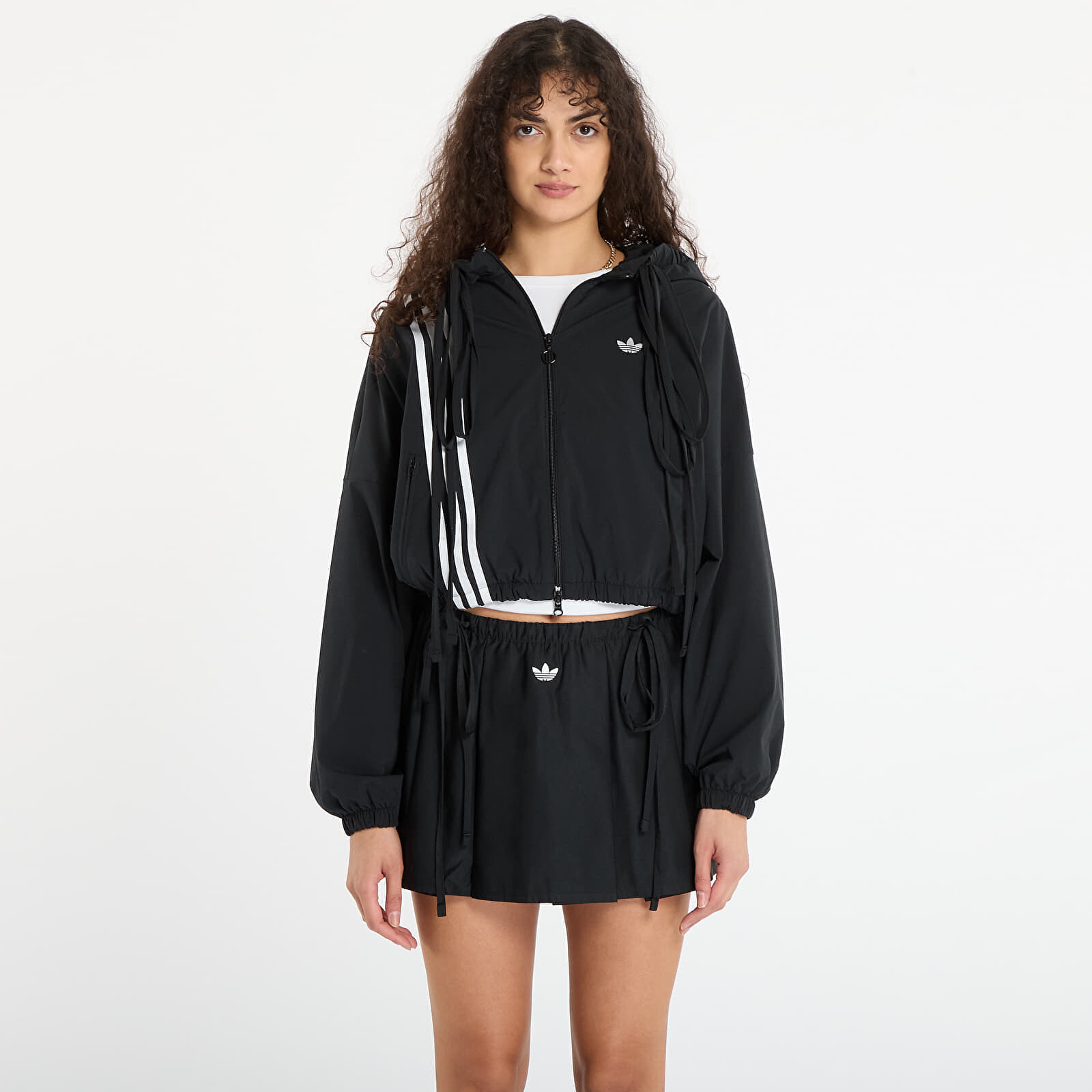 Bunda adidas Ribbon Off Placed 3-Stripes Tracktop Black XL