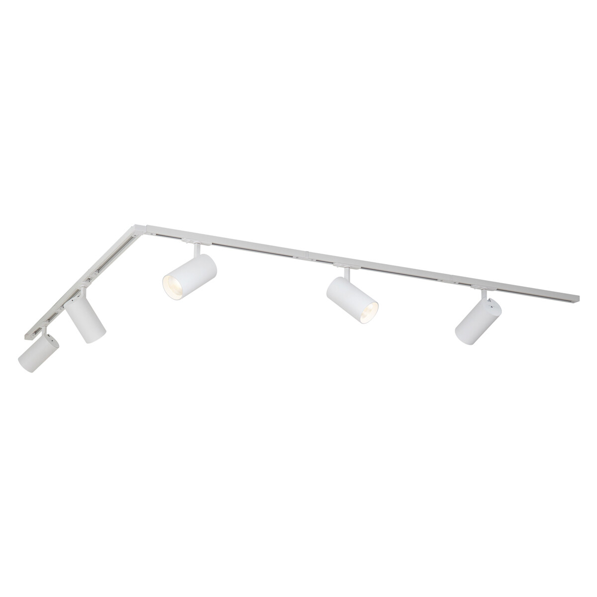 Moderný koľajnicový systém s 5 bodovými svetlami biely 1-fázový - Iconic Mark