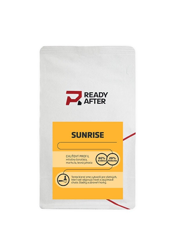 Sunrise – výberová zmes zrnkovej kávy - Hmotnosť: 500 g