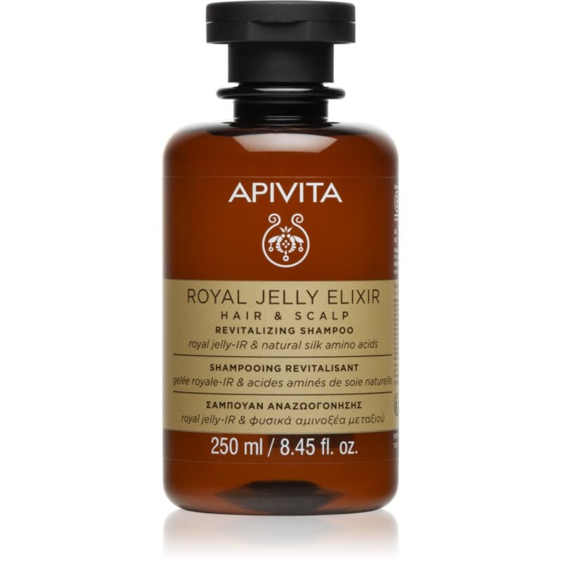 Apivita Royal Jelly Elixir Revitalizing Shampoo revitalizačný šampón proti príznakom starnutia vlasov 250 ml