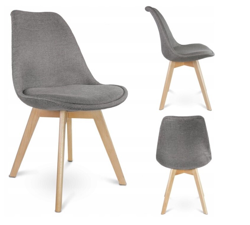 ArtJum Jedálenská stolička ALVA | sivá