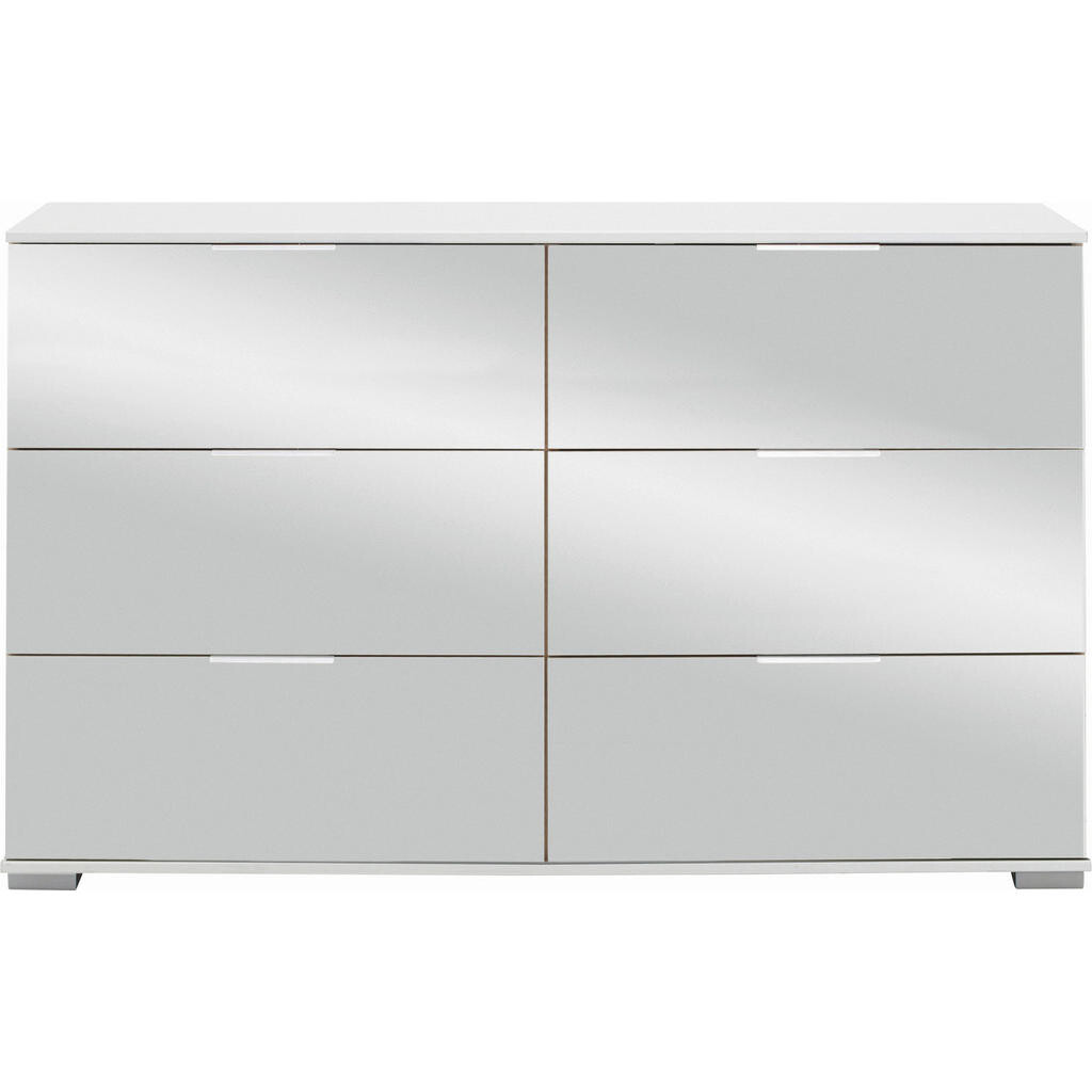 Carryhome KOMODA, biela, 130/83/41 cm