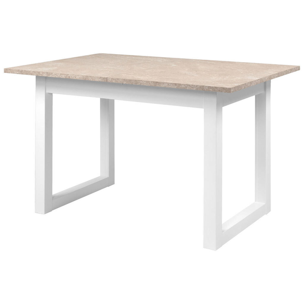 MID.YOU JEDÁLENSKÝ STÔL, biela, piesková, 120/80/75 cm