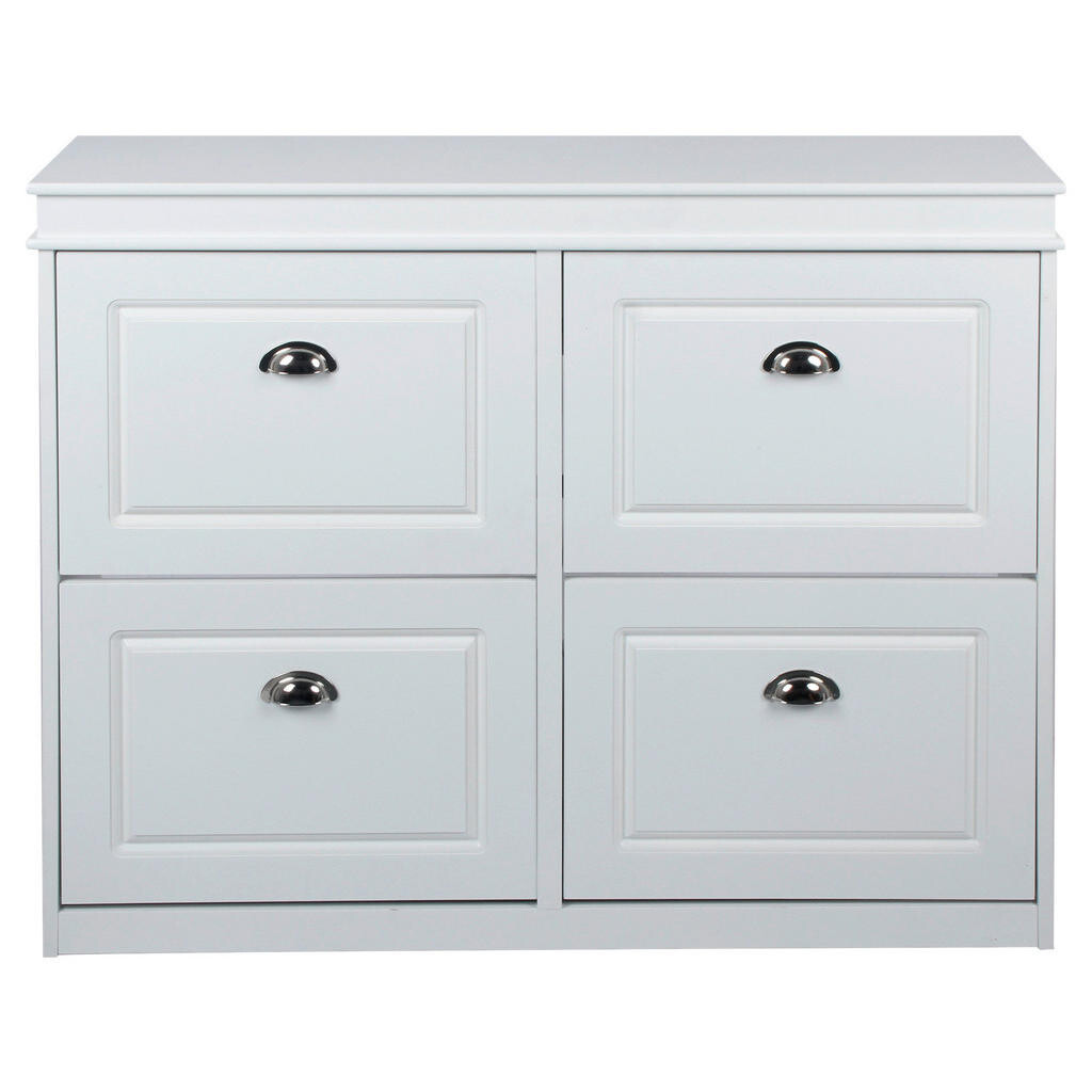 Landscape VÝKLOPNÁ SKRINKA NA TOPÁNKY, biela, 105/82/24 cm