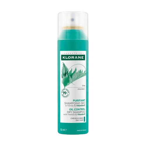 KLORANE Suchý šampón so žihľavou & vitamínom E na mastné vlasy 150 ml