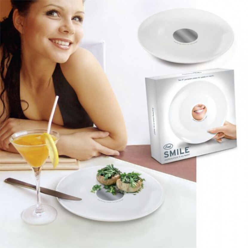 Tanier so zrkadlom 2 ks - biely