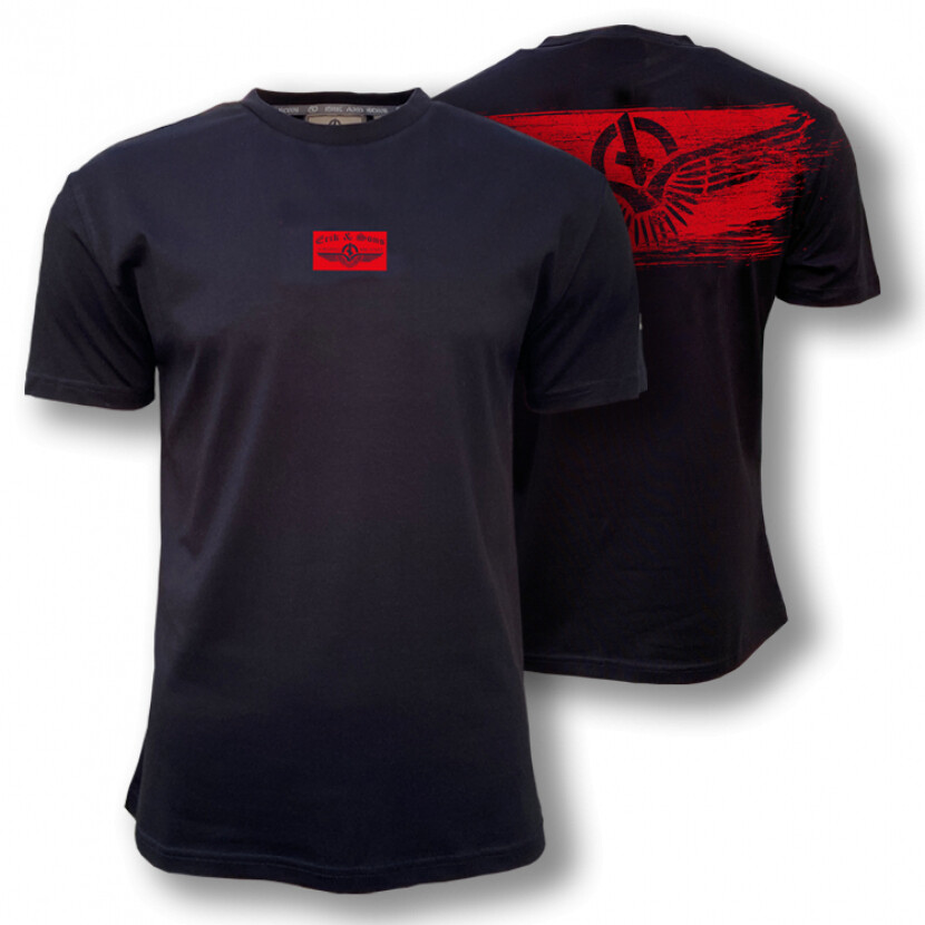 Tričko Erik and Sons Vindstod - čierne, L