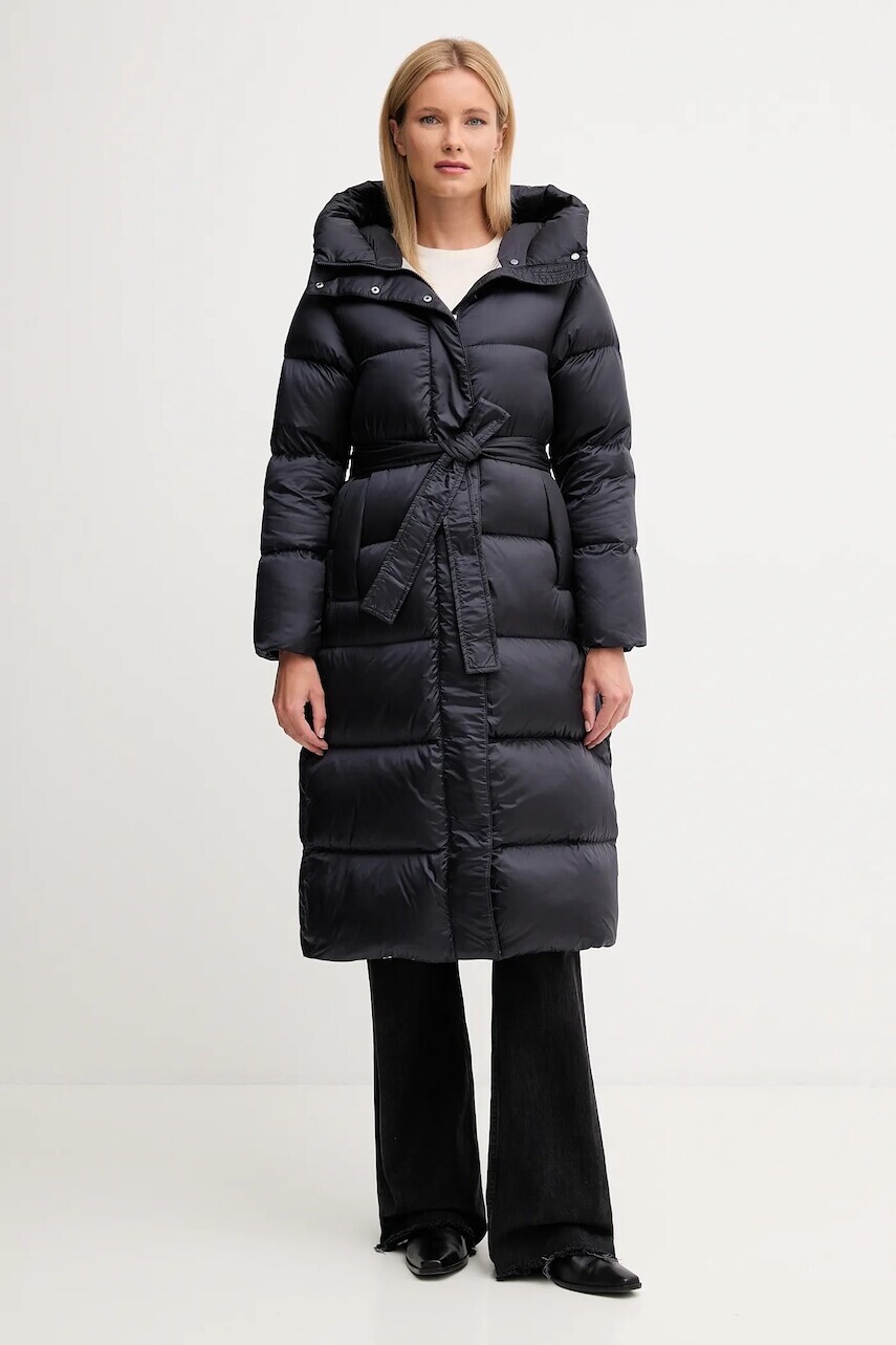 Páperová bunda Hetrego KAREN tmavomodrá farba, zimná, 8P605