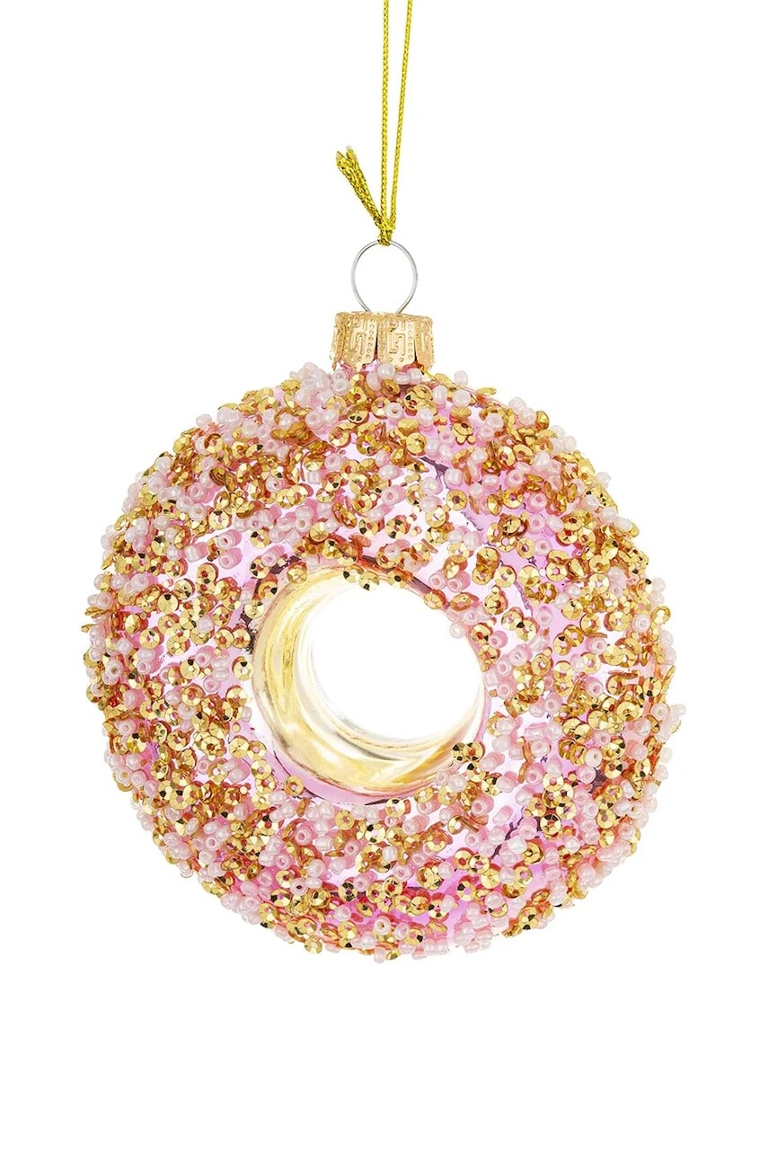 Vianočná dekorácia 9 x 9 x 3,5 cm viac farieb