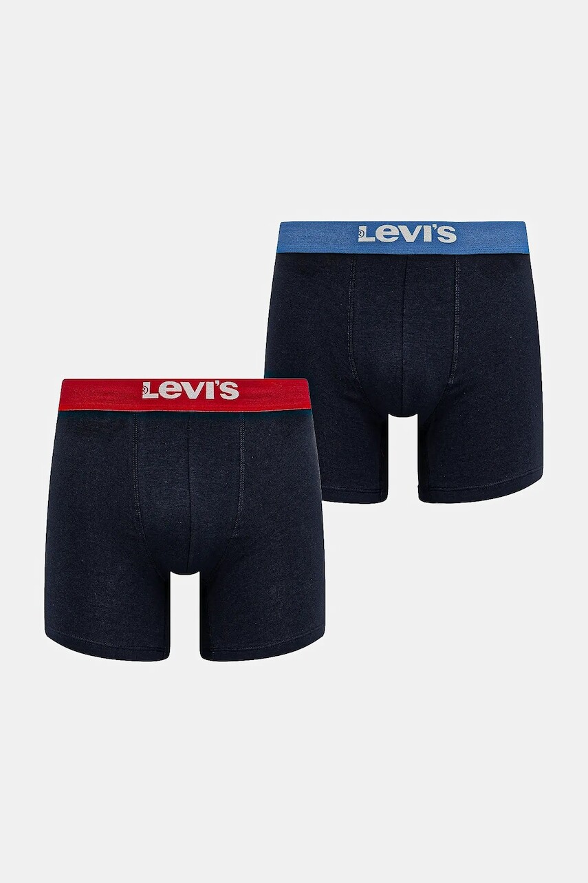 Boxerky Levi's 2-pak tmavomodrá farba, 37157-1311