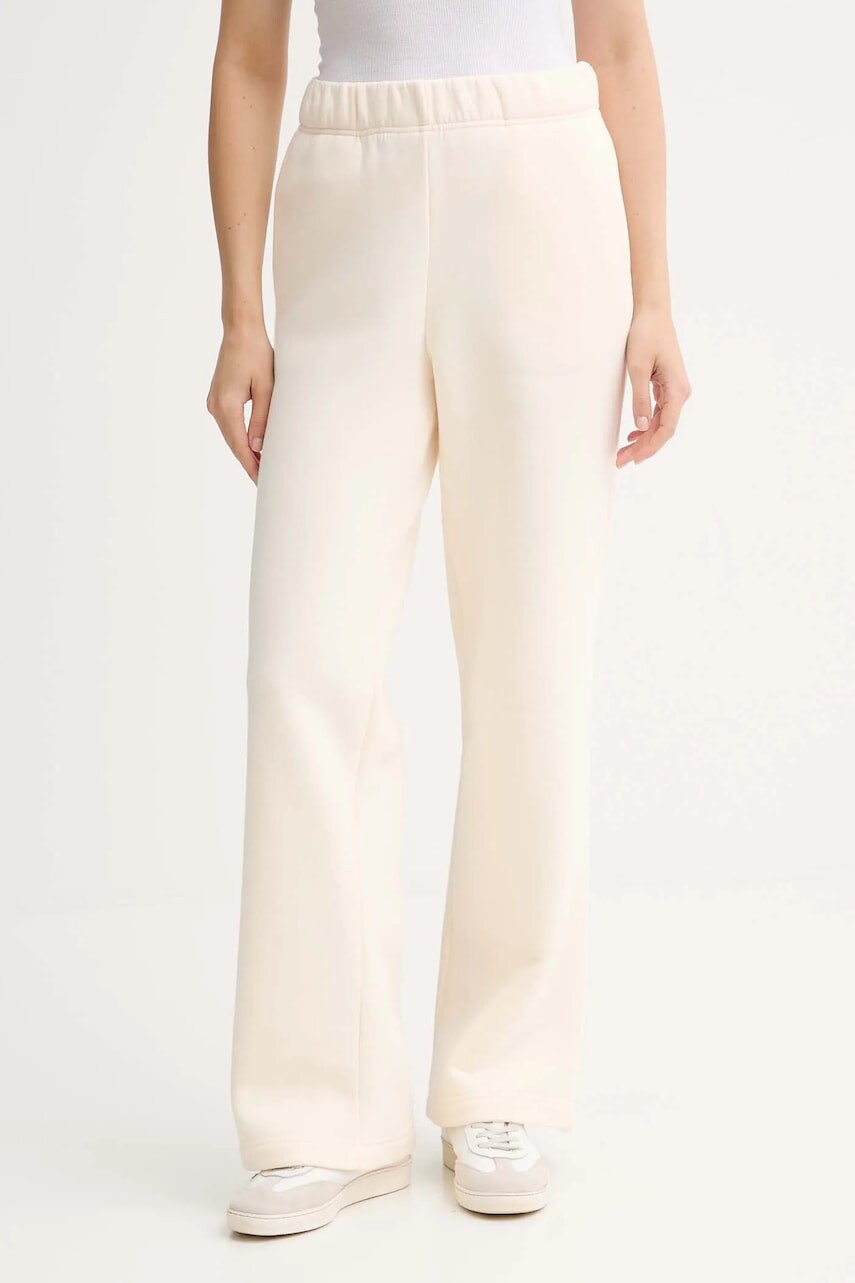 Tepláky MUUV. MUUV..x.Answear béžová farba, jednofarebné