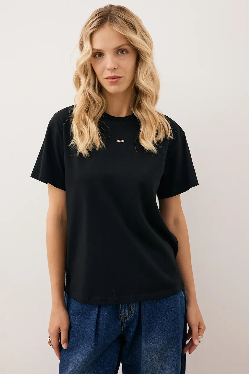 Tričko Bizuu TISHAL dámske, čierna farba, TISHAL CZARNY