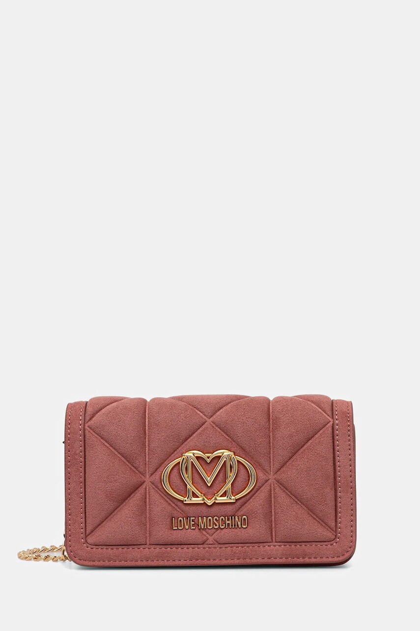 Kabelka Love Moschino červená farba, JC5640PP0NKE0611