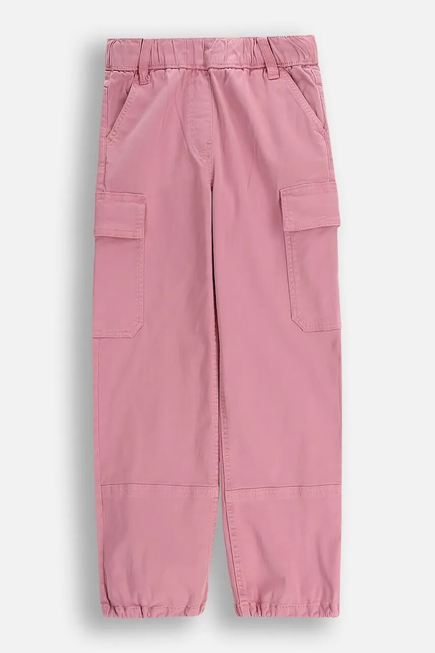 Detské nohavice Coccodrillo ružová farba, jednofarebné, CRAFT PUNK GIRL JUNIOR