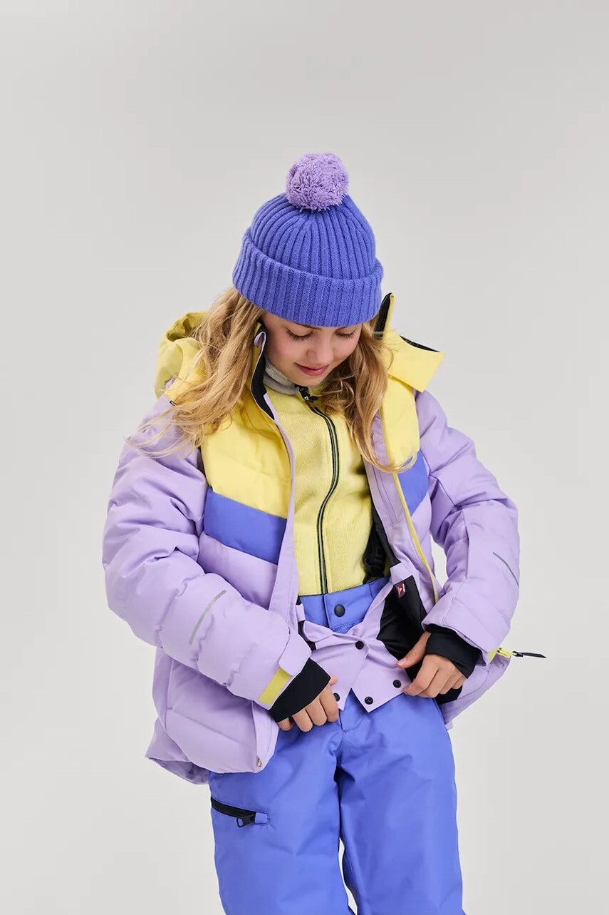 Detská bunda Reima Luppo fialová farba, 5100090B