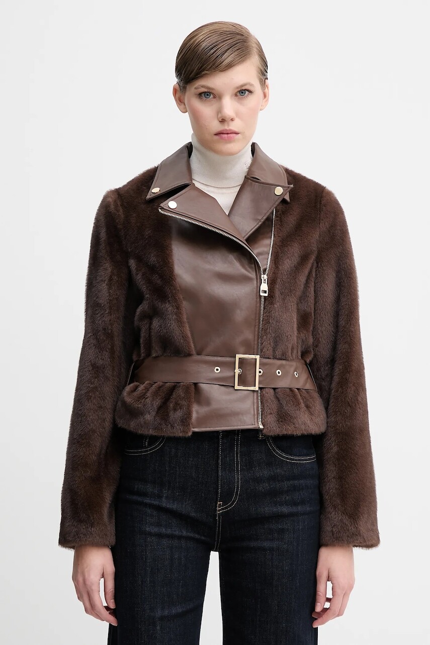 Bunda Gaudi hnedá farba, prechodná, 521FD39004