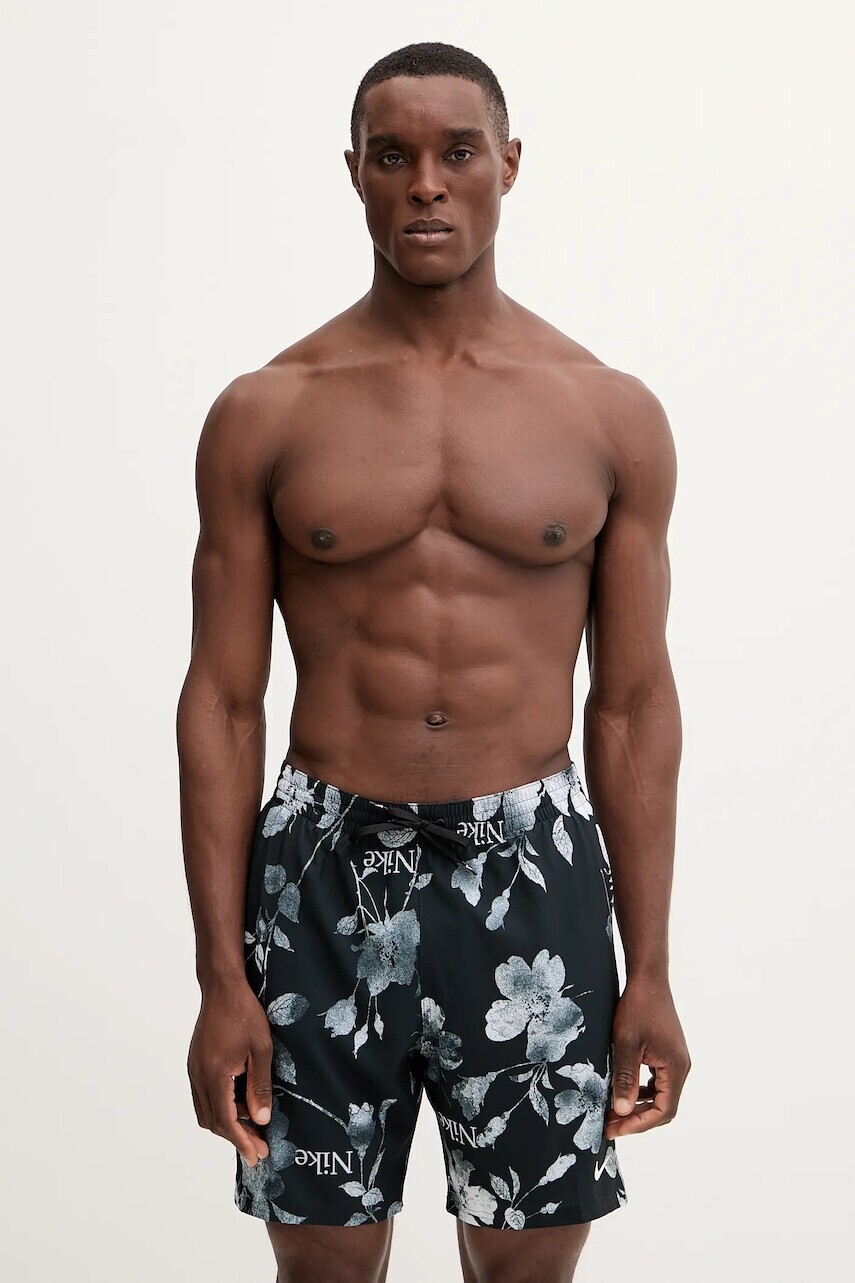 Plavkové šortky Nike zelená farba, NESSF541