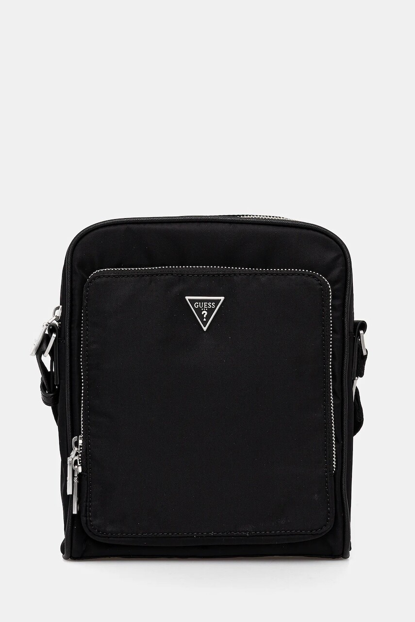 Malá taška Guess MILANO čierna farba, HMMINY P5260
