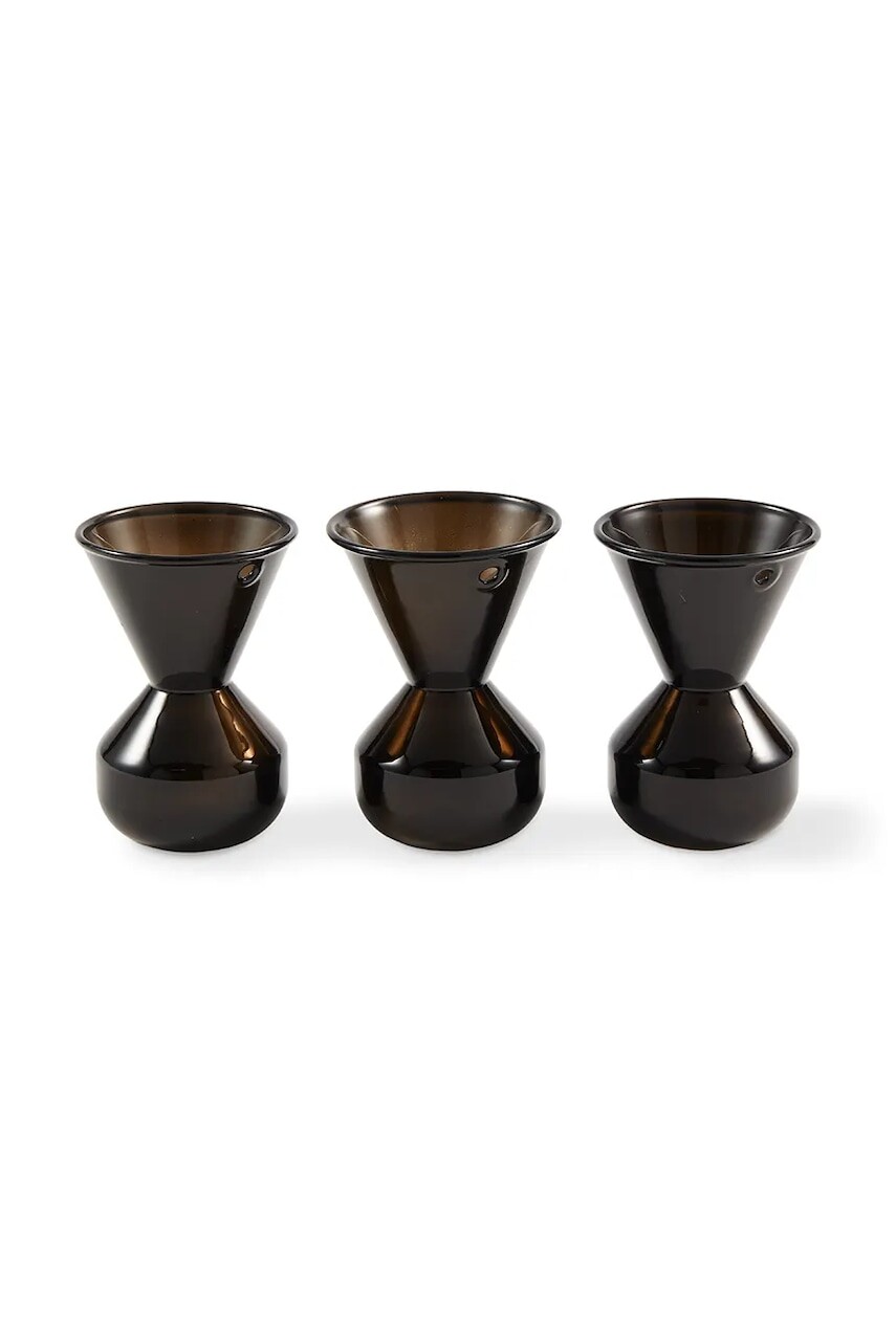 Sada dekoračných váz Pols Potten fat neck 5,5 x 8,5 cm 3-pak