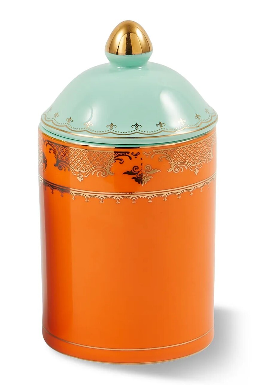 Nádoba s vekom Pols Potten grandpa M/9,2 x 14 cm oranžová farba