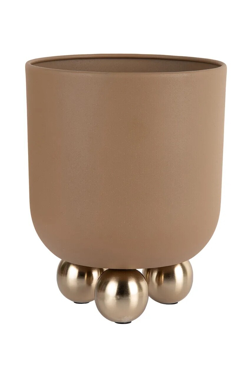 Kvetináč Present Time Estilo S/18,5 x 23 cm hnedá farba