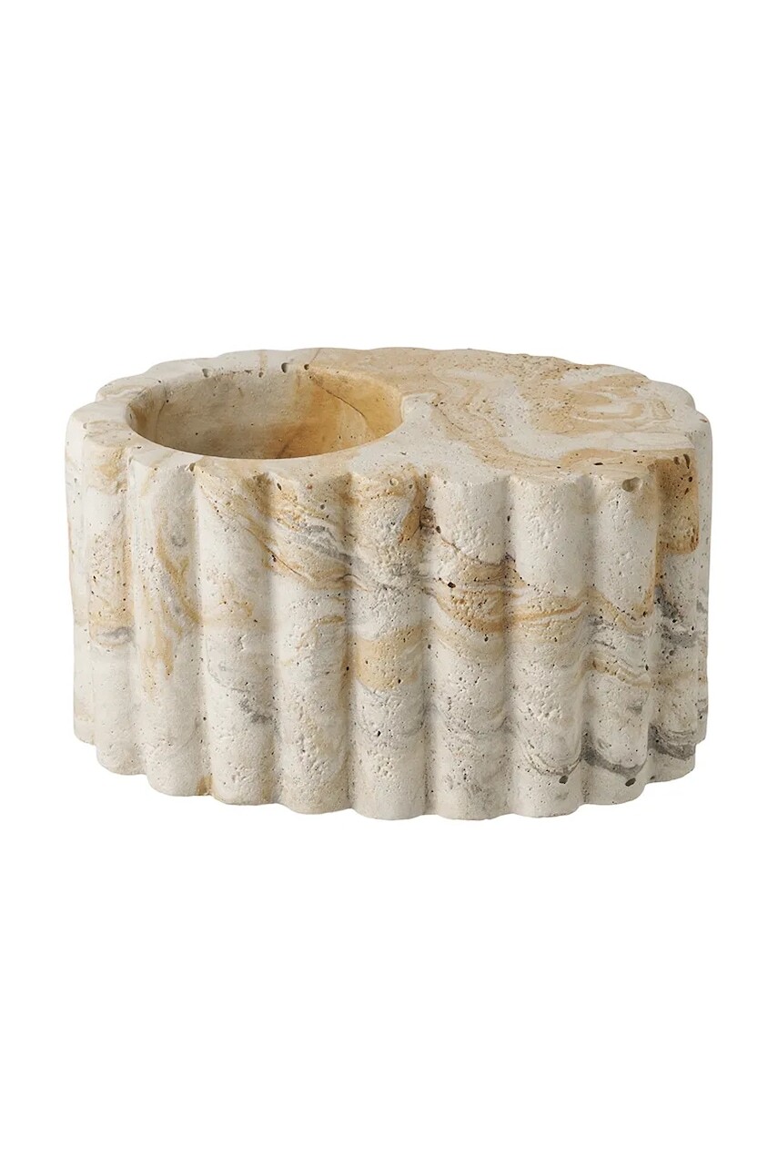 Dekoračný svietnik House Nordic 10,5 x 6 cm béžová farba