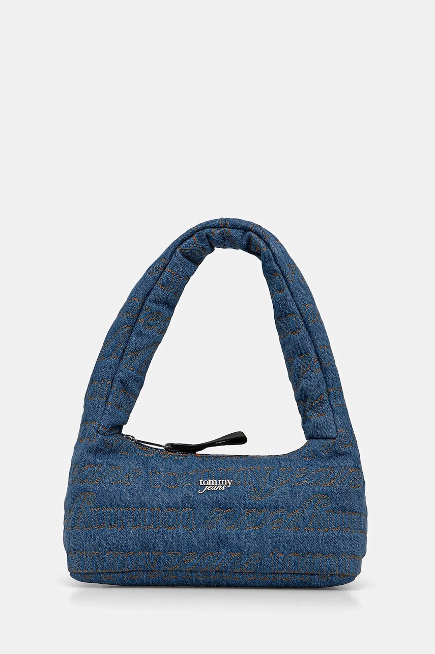 Džínsová taška Tommy Jeans modrá farba, AW0AW18266