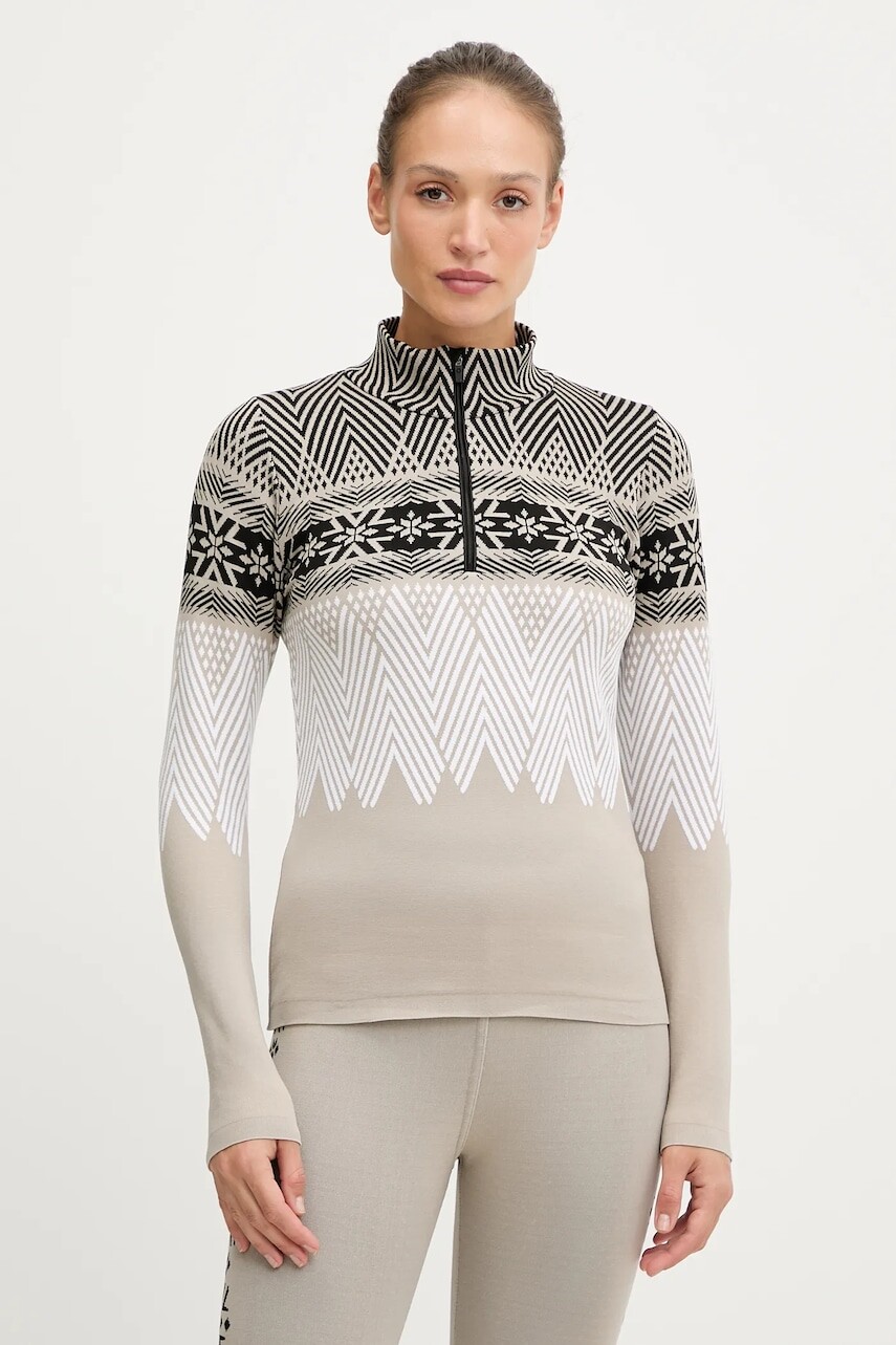 Funkčná mikina Newland LADY T-NECK béžová farba, N46703.97