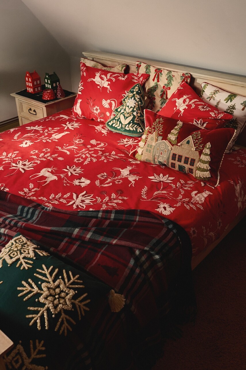 Sada bavlnených obliečok Medicine červená farba