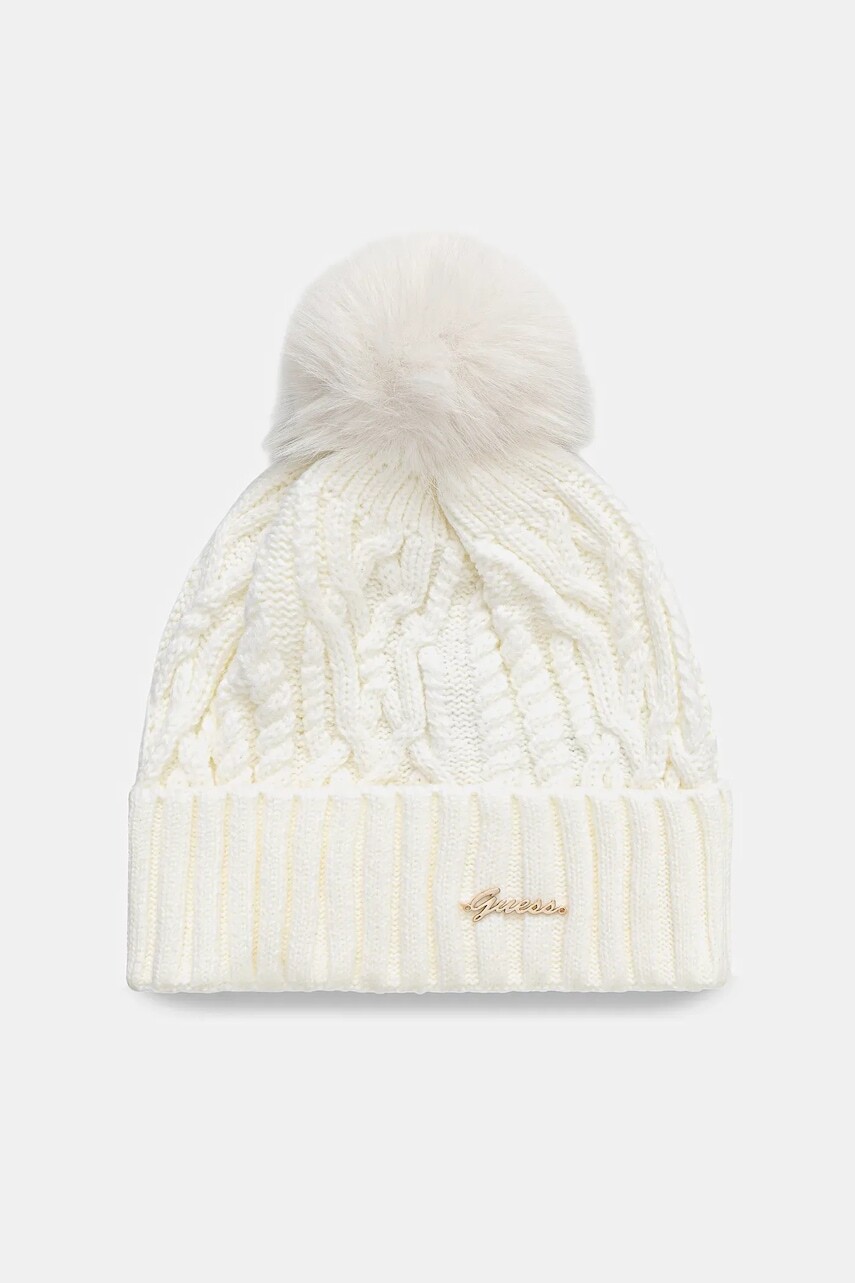 Čiapka Guess KENDRA béžová farba, W5BZ15 Z3362