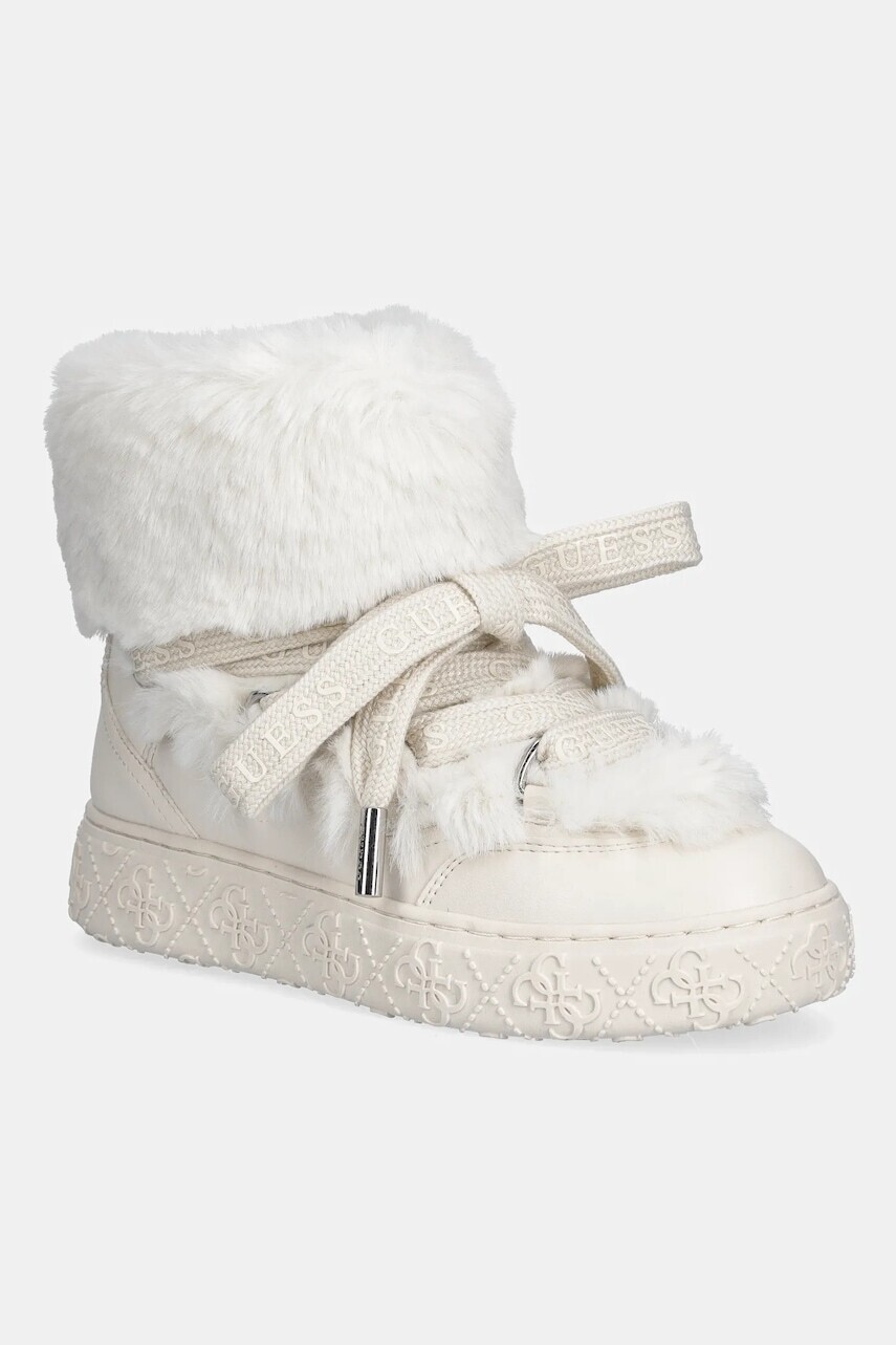 Snehule Guess UNESSA béžová farba, FLFUEK FUR10