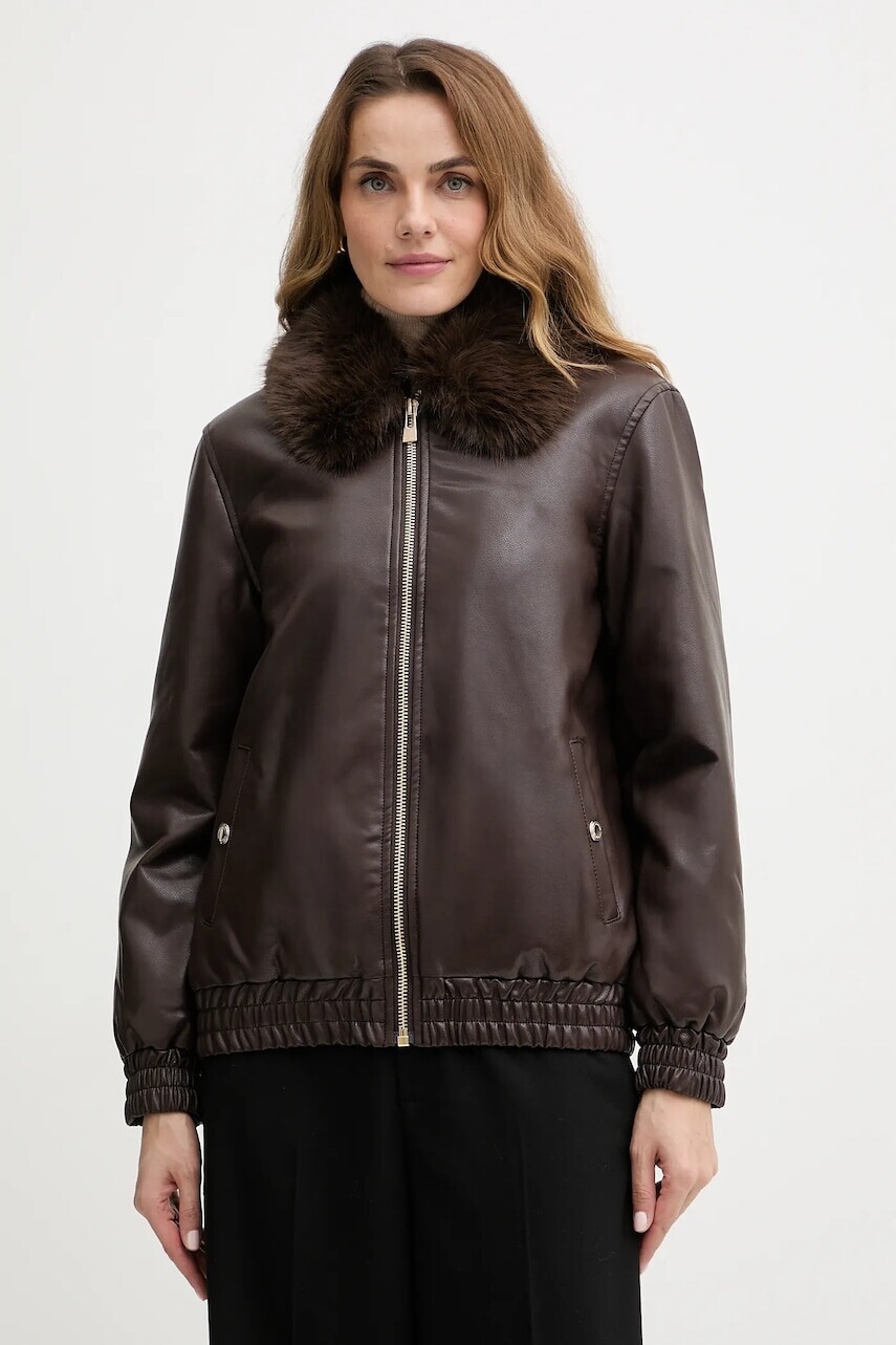 Bunda Morgan hnedá farba, prechodná, GEMPER