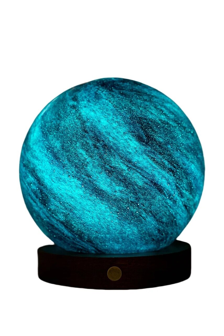 Dekoratívna led lampa Gingko Design AstraGlass Light L/12 x 12 x 13 cm viac farieb