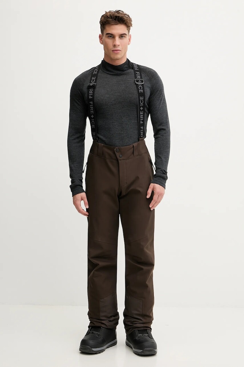 Lyžiarske nohavice BOGNER Fire+Ice SCOTT hnedá farba, 14327575