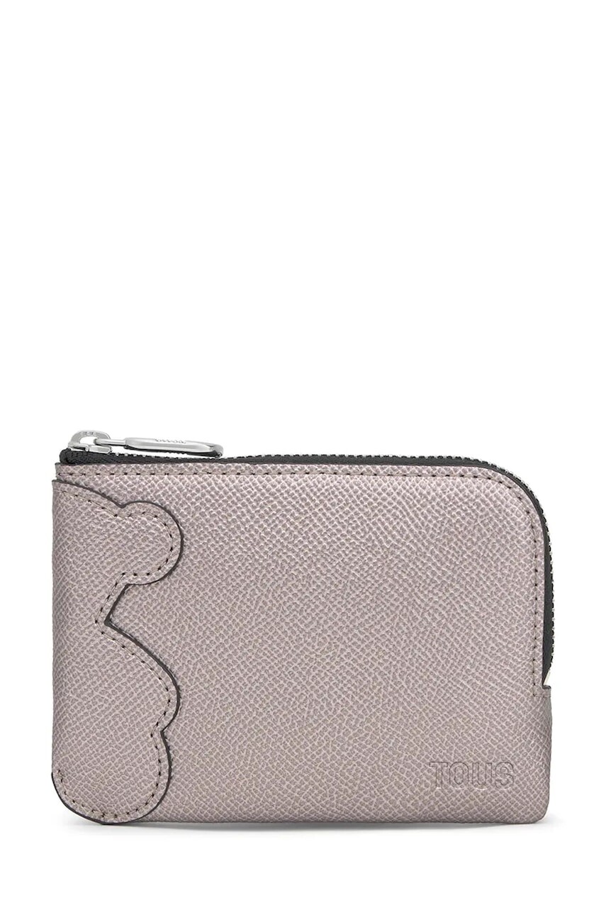 Peňaženka Tous dámska, strieborná farba, 2002202633