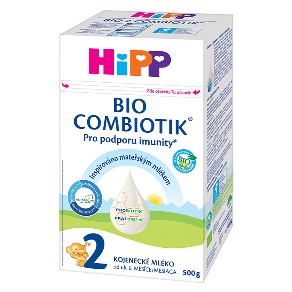 HIPP 2 Combiotik pokračovacie dojčenské mlieko BIO 500 g
