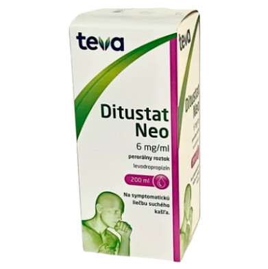 DITUSTAT NEO 6 mg/ml perorálny roztok 200 ml