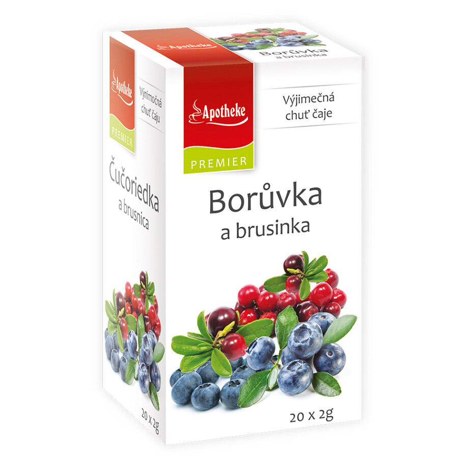 APOTHEKE Čučoriedka a brusnica 20x2 g