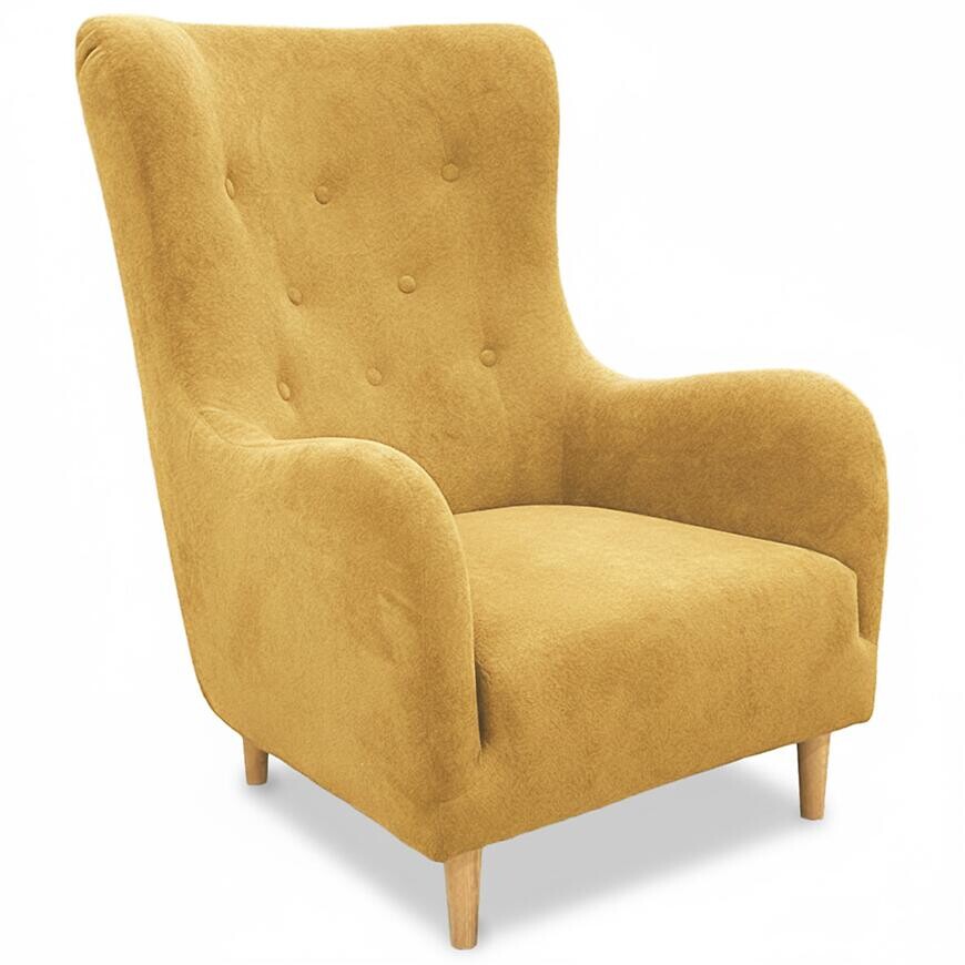 Kreslo Benetto Gerra 35 dr.oo/1 žltá