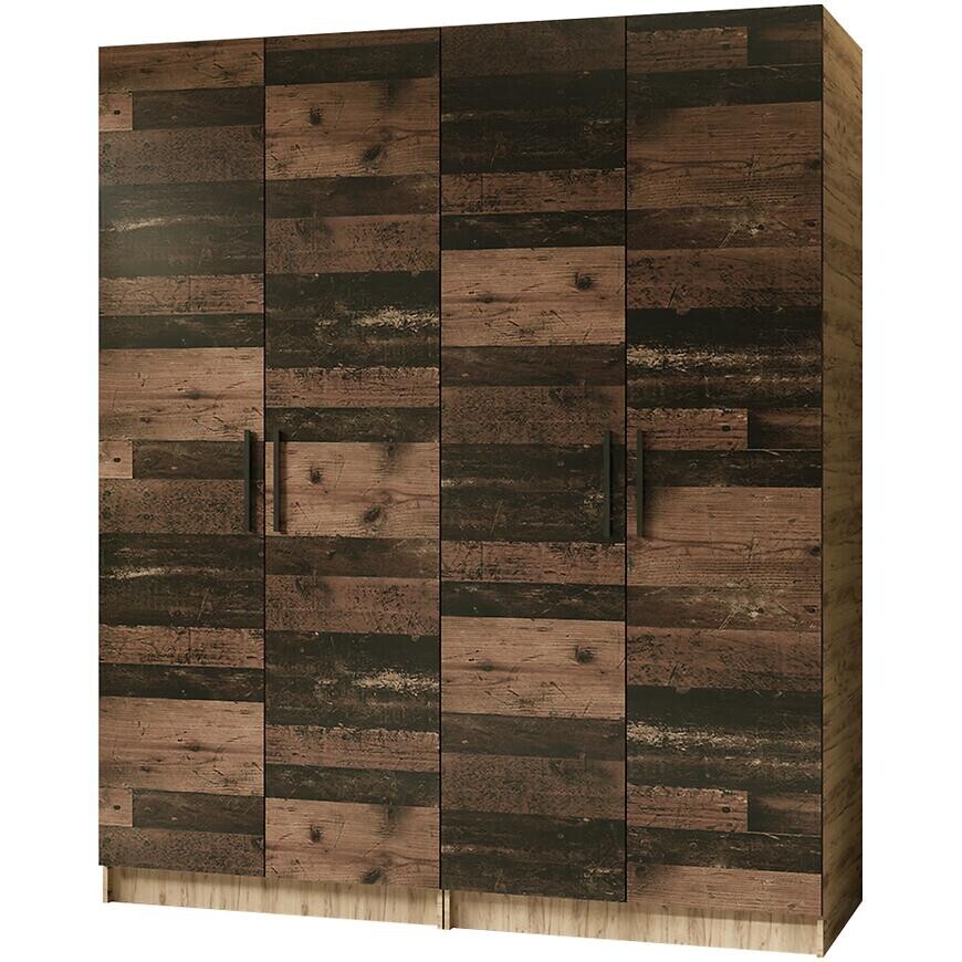 Skriňa X2 Gold 2d Dub Craft Zlatý/Old Style