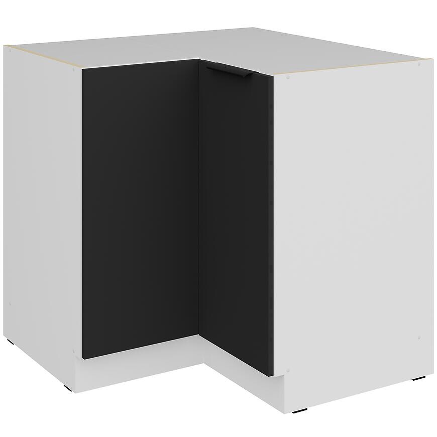 Kuchynská skrinka Aria-Bl/Wh Anti Fingerprint 90x90 Dn 2f Bb