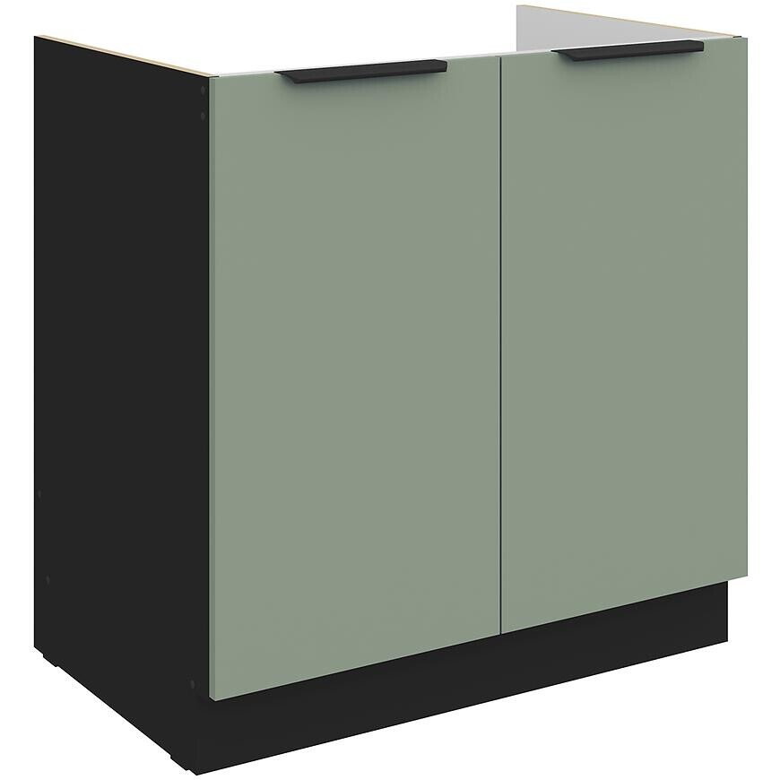 Kuchynská skrinka Aria-Sa/Bl Anti Fingerprint 80zl 2f Bb