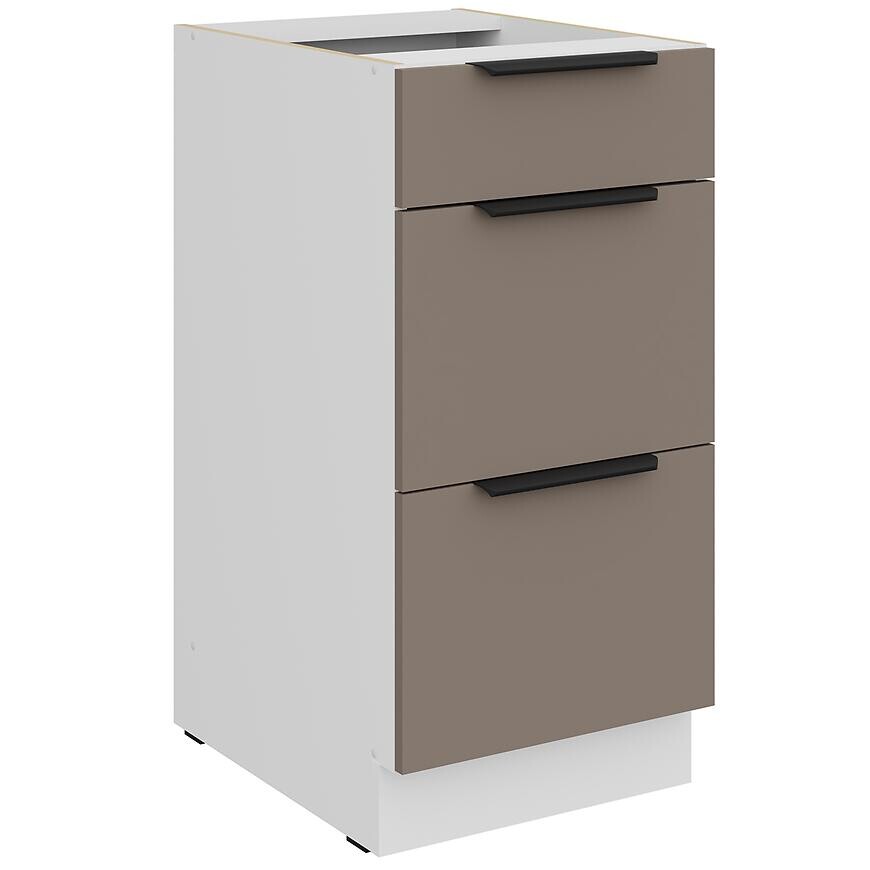 Kuchynská skrinka Aria-Ta/Wh Anti Fingerprint 40d 3s Bb