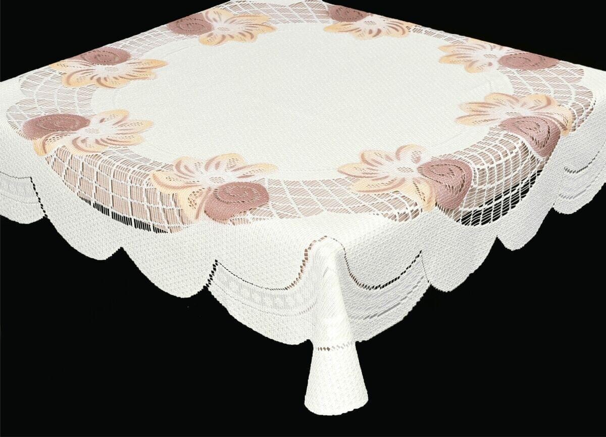 Obrus Čipkový žakárový 8501-farebný